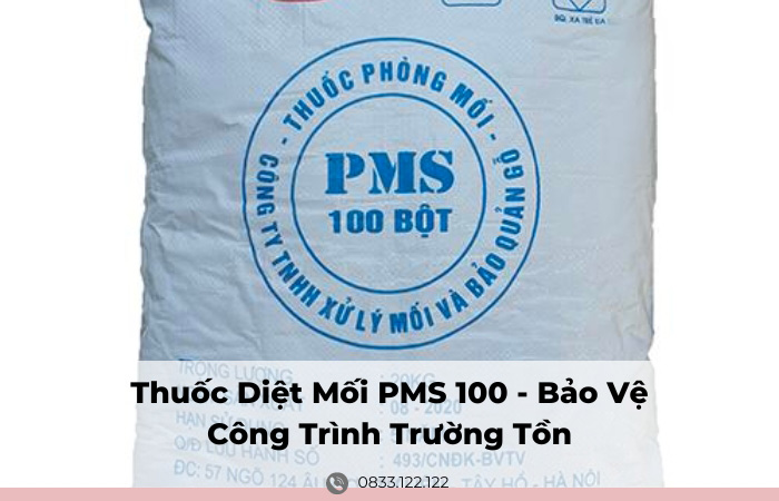 Thuốc Chống Mối PMS 100 - Bảo Vệ Công Trình Trường Tồn