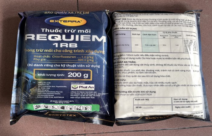 Thuốc Diệt Mối Tận Gốc Requiem 1 RB Giá Rẻ, Hiệu Quả 100%